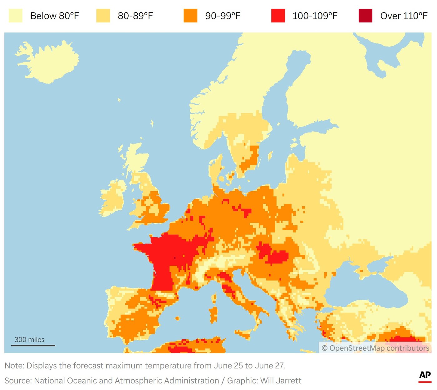By the numbers: What to know about Europe's record-breaking heat wave | iNFOnews.ca