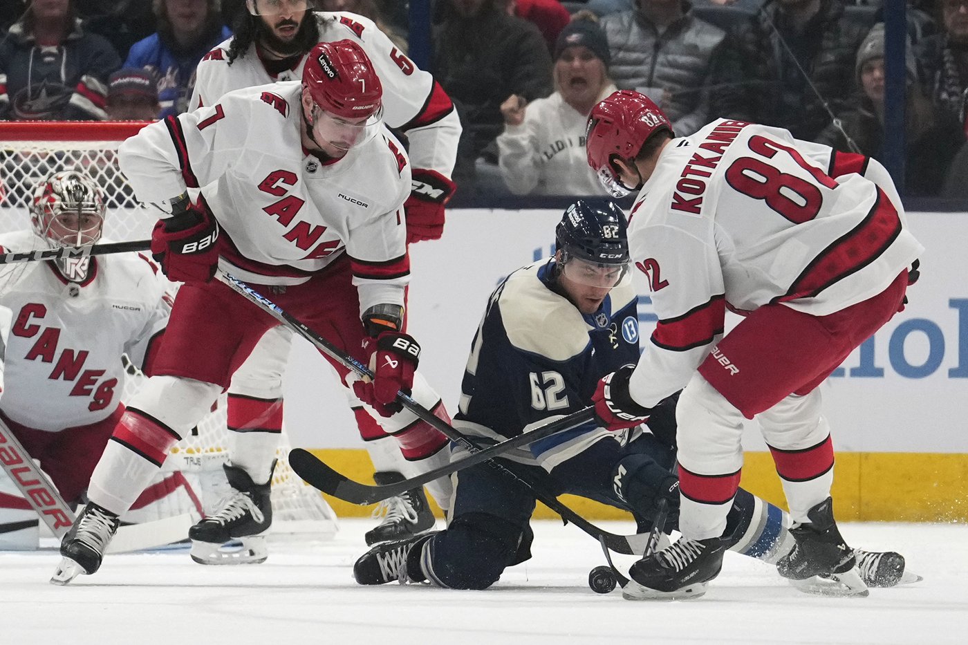 Marchenko ties it late, Monahan gets only goal in shootout as Blue Jackets beat Hurricanes 5-4 | iNFOnews.ca