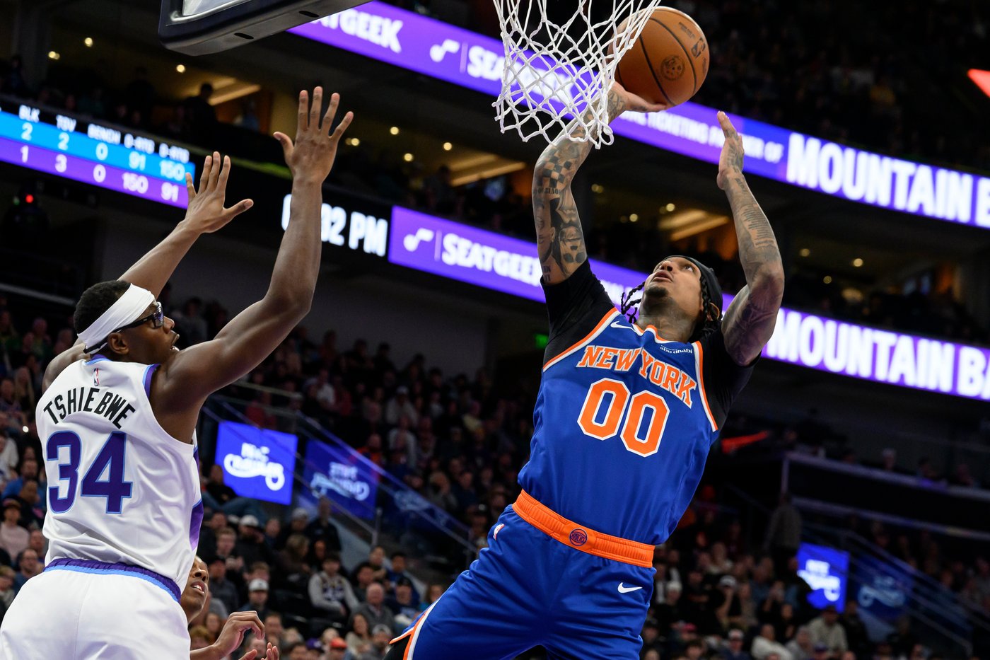 Knicks beat the Jazz 134-117 to end a 2-game losing streak | iNFOnews.ca