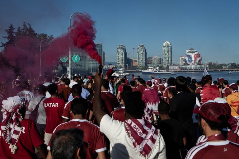 Qatar fans hit Vancouver, their chartered flights and 5-star hotels paid for by king | iNFOnews.ca