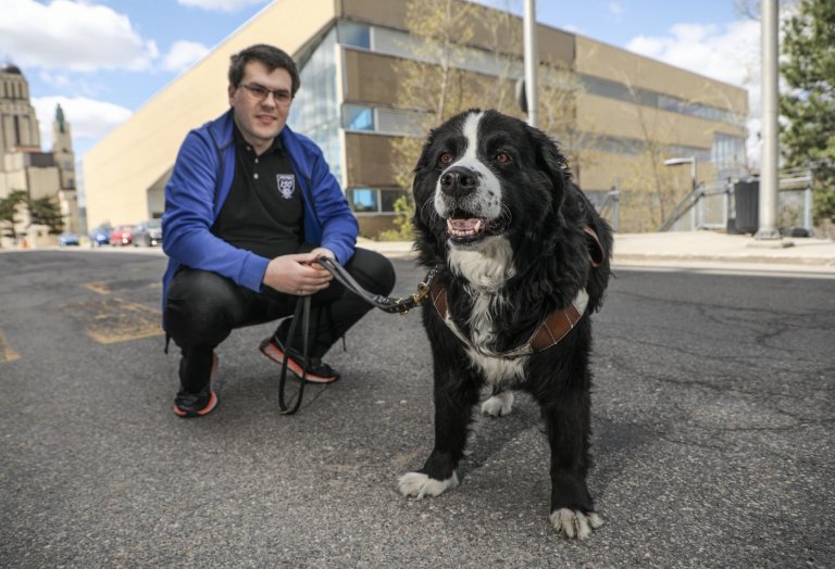 Quebecer graduating from Polytechnique with service dog who attended every class | iNFOnews.ca