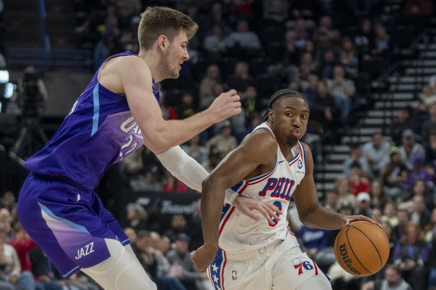 Embiid, Maxey both score 32 to lead 76ers past Jazz 114-111 | iNFOnews.ca Embiid, Maxey both score 32 to lead 76ers past Jazz 114-111 | iNFOnews.ca