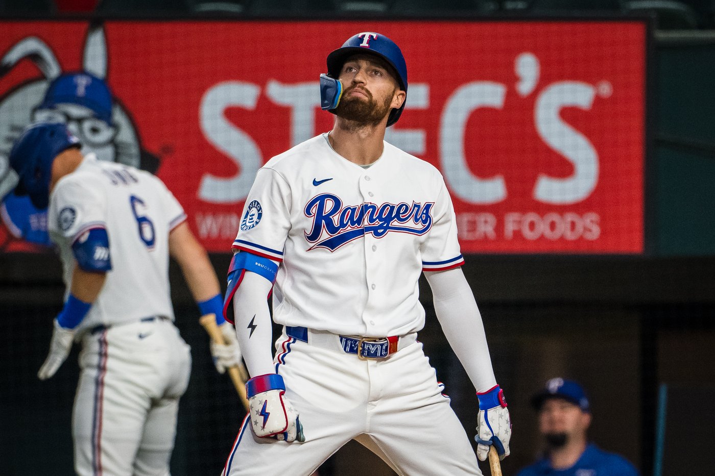 Joc Pederson homer caps 8-run 1st as Rangers beat Astros 10-7 a night after Houston's no-hitter | iNFOnews.ca Joc Pederson homer caps 8-run 1st as Rangers beat Astros 10-7 a night after Houston's no-hitter | iNFOnews.ca