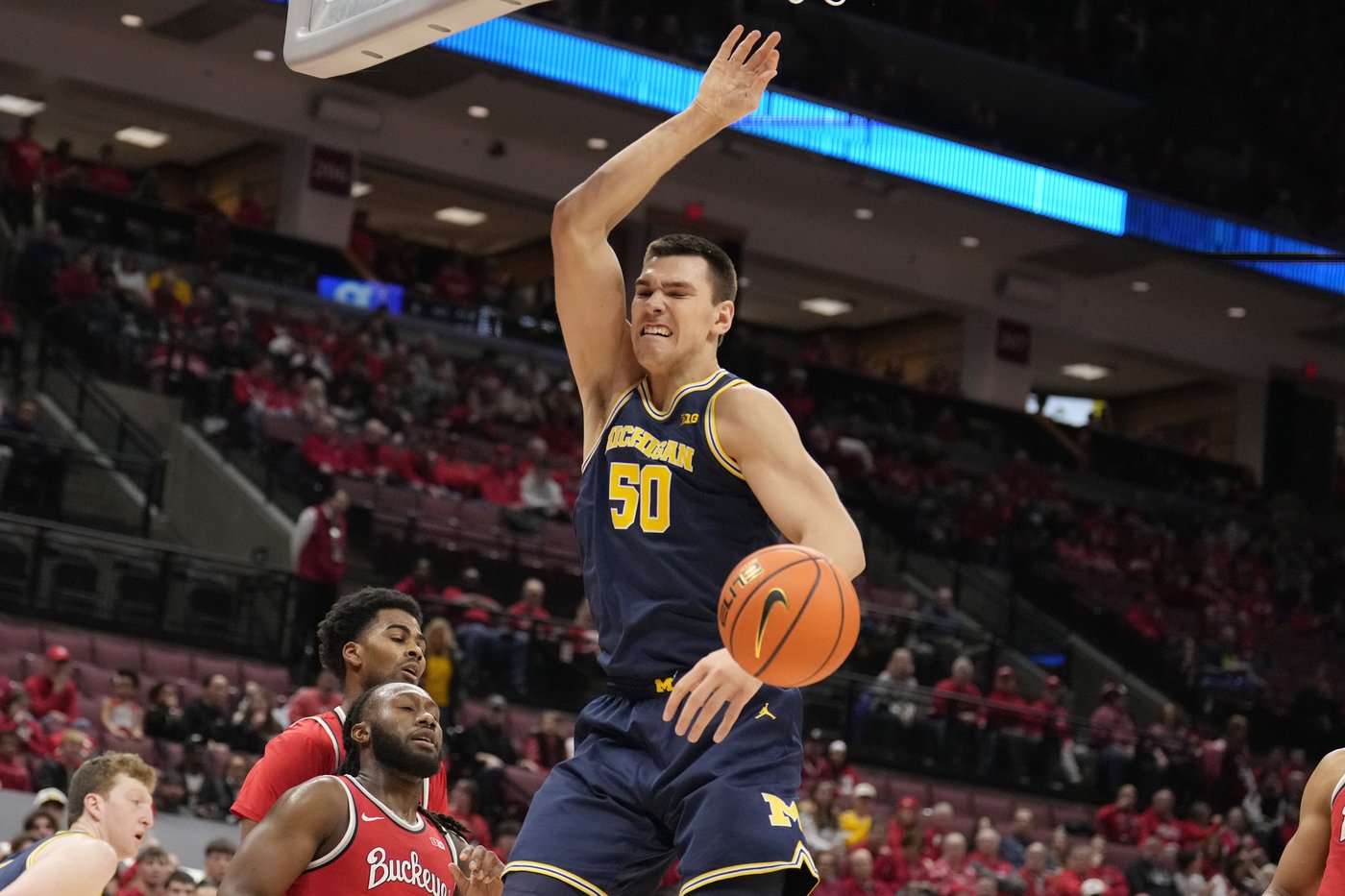 Goldin and Wolf lead No. 20 Michigan over Ohio State, 86-83 | iNFOnews.ca Goldin and Wolf lead No. 20 Michigan over Ohio State, 86-83 | iNFOnews.ca