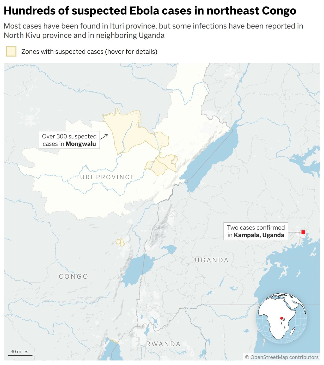 Ebola fears surge on the ground in Congo over rapid spread of a rare type | iNFOnews.ca Ebola fears surge on the ground in Congo over rapid spread of a rare type | iNFOnews.ca