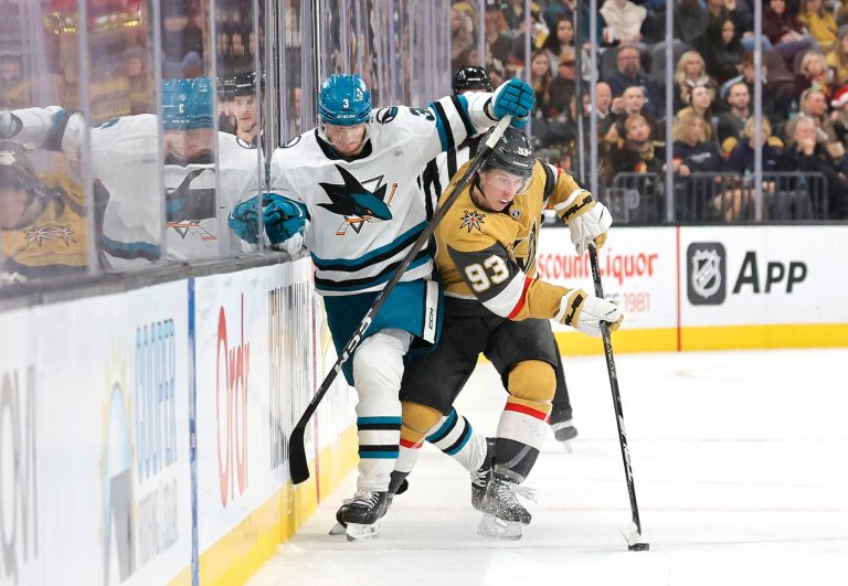 Marner scores 2 as Golden Knights get 5 in 1st period and beat Sharks 7-2 | iNFOnews.ca