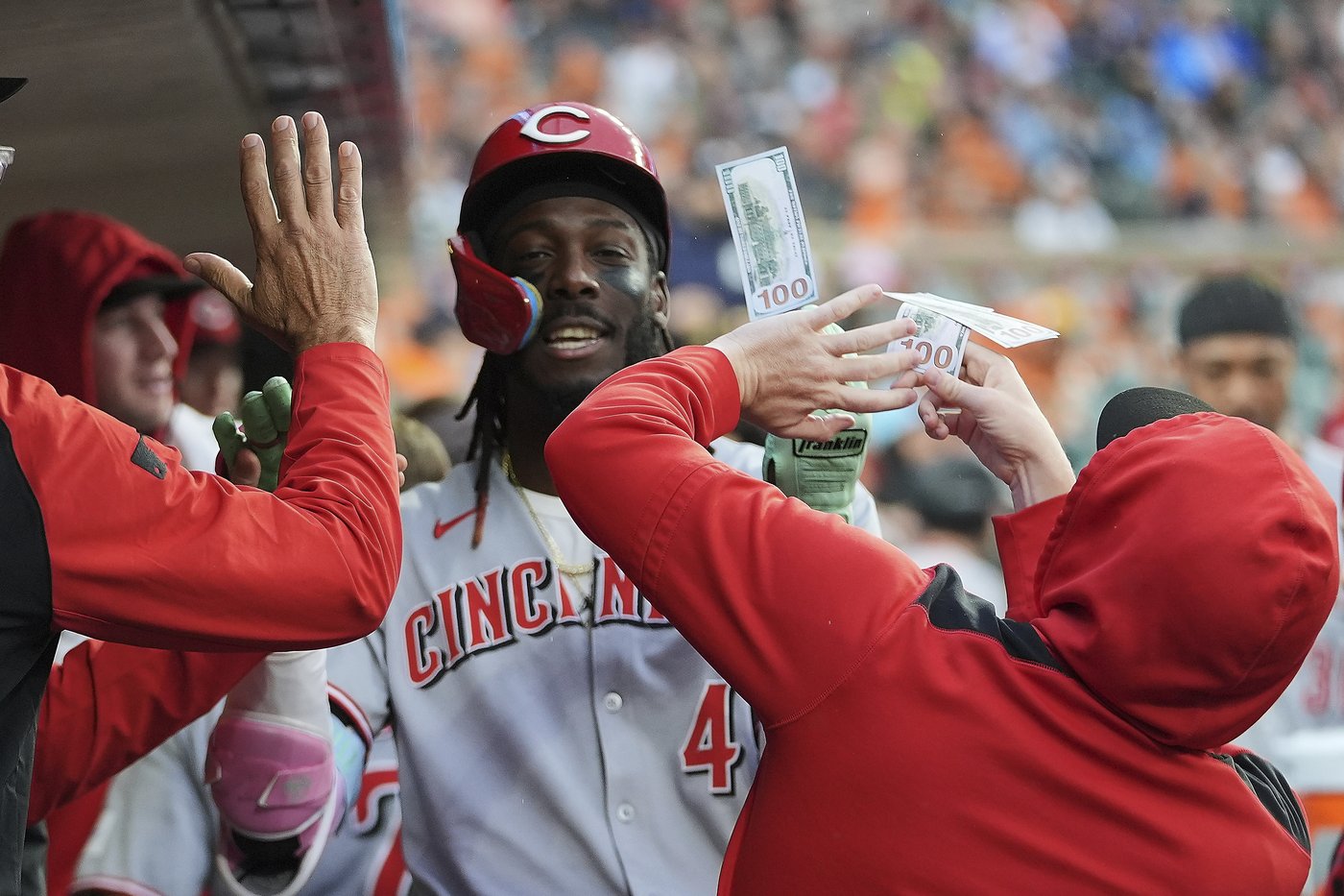 Torres, Greene lead the Tigers to rainy 11-5 victory over the Reds | iNFOnews.ca
