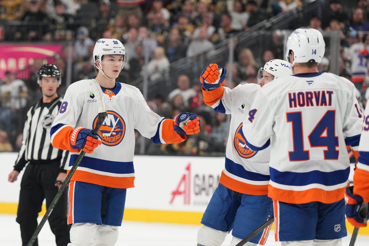 Schaefer scores in OT to give Islanders 3-2 win over Mammoth for 4th straight victory | iNFOnews.ca Schaefer scores in OT to give Islanders 3-2 win over Mammoth for 4th straight victory | iNFOnews.ca