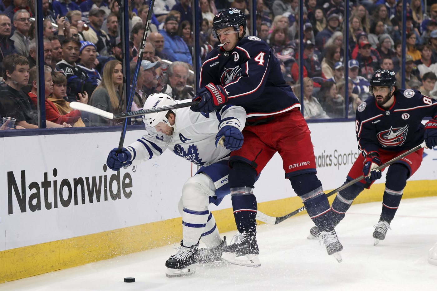 Olivier scores 2 as Blue Jackets beat Maple Leafs 6-2 | iNFOnews.ca