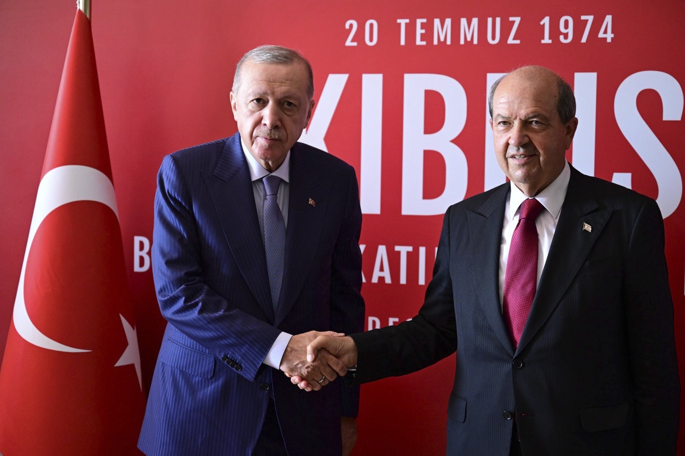 Turkey's president says his support for a two-state deal on ethnically split Cyprus is absolute | iNFOnews.ca