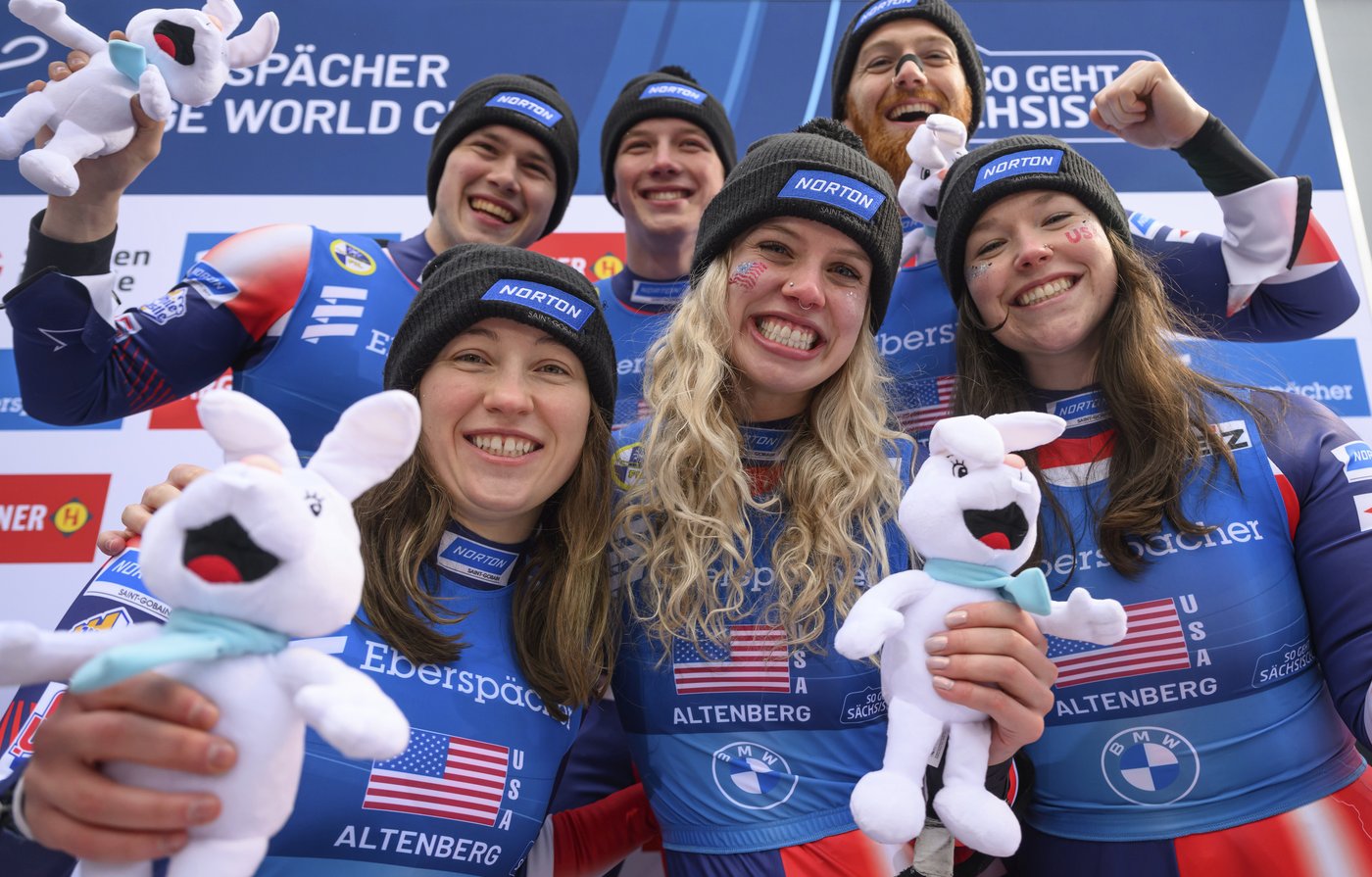 Friedrich pulls away for 4-man bobsled win, US finishes 3rd in team luge relay | iNFOnews.ca