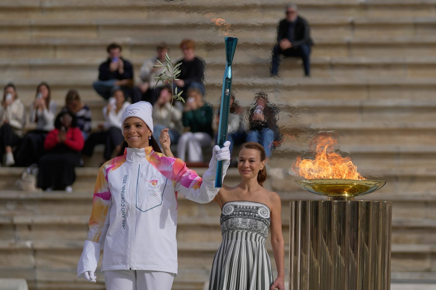 Olympic flame for Milan Cortina Winter Games handed to Italian organizers in Athens | iNFOnews.ca
