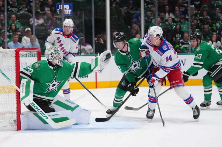 Robertson scores twice, Oettinger earns shutout as Stars beat Rangers 2-0 and clinch 2nd in Central | iNFOnews.ca
