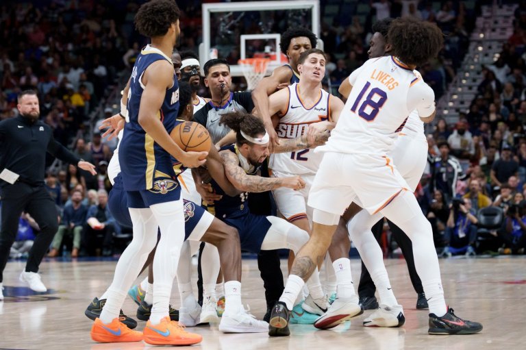 Pelicans guard Jose Alvarado and Suns center Mark Williams ejected after fight | iNFOnews.ca