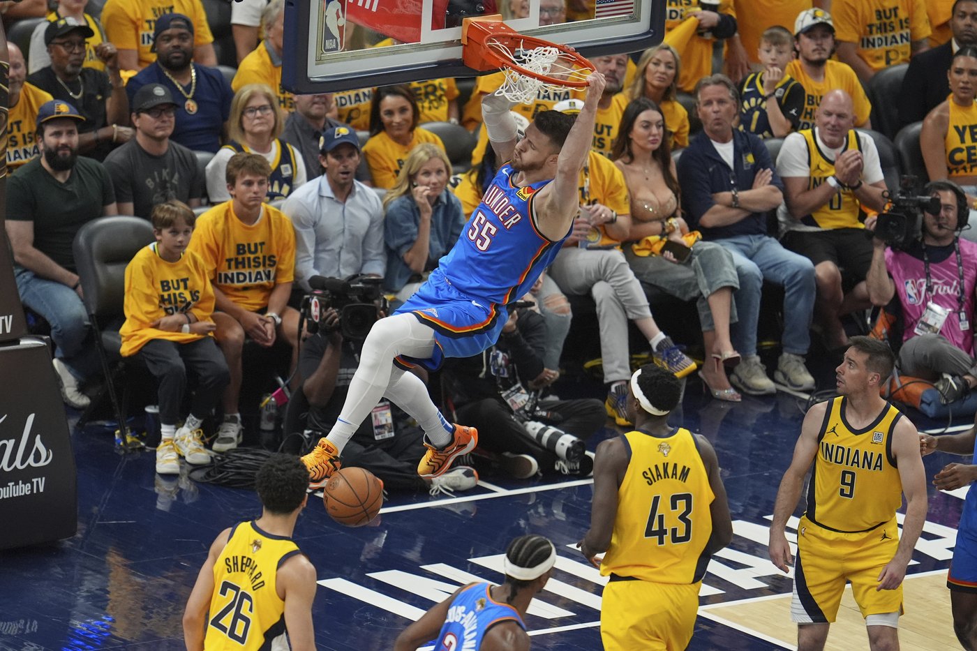 Hartenstein back in starting lineup for Thunder for Game 4 of the NBA Finals vs. Indiana | iNFOnews.ca