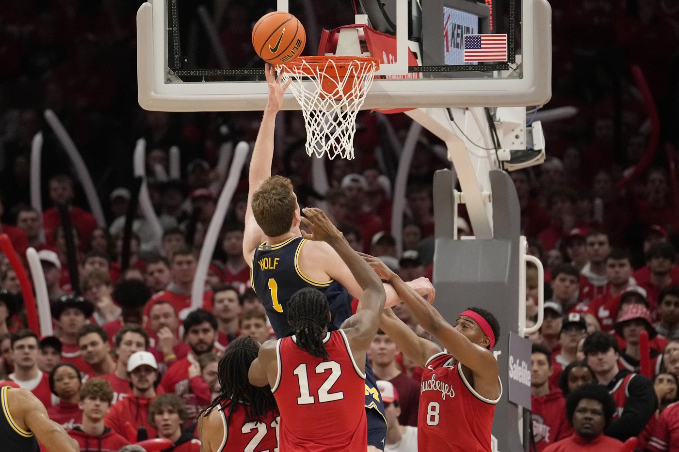 Goldin and Wolf lead No. 20 Michigan over Ohio State, 86-83 | iNFOnews.ca Goldin and Wolf lead No. 20 Michigan over Ohio State, 86-83 | iNFOnews.ca
