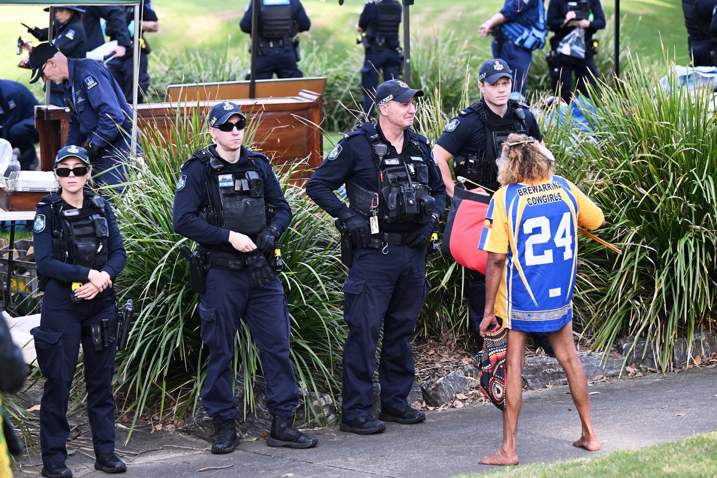 Protesters arrested at site of proposed main stadium for 2032 Brisbane Olympics | iNFOnews.ca Protesters arrested at site of proposed main stadium for 2032 Brisbane Olympics | iNFOnews.ca