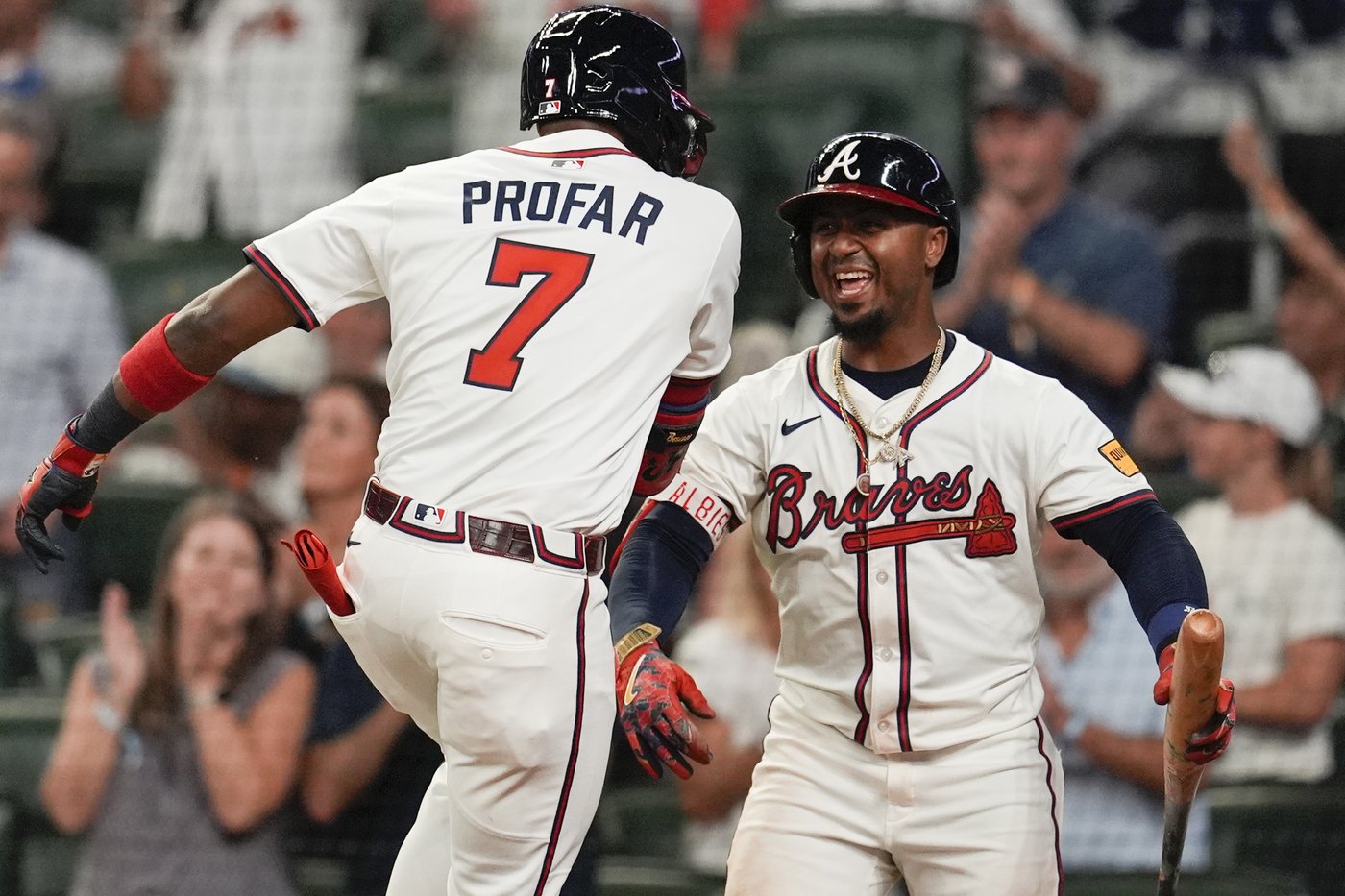 Jurickson Profar homers in return from suspension as Braves beat Angels 8-3 | iNFOnews.ca Jurickson Profar homers in return from suspension as Braves beat Angels 8-3 | iNFOnews.ca