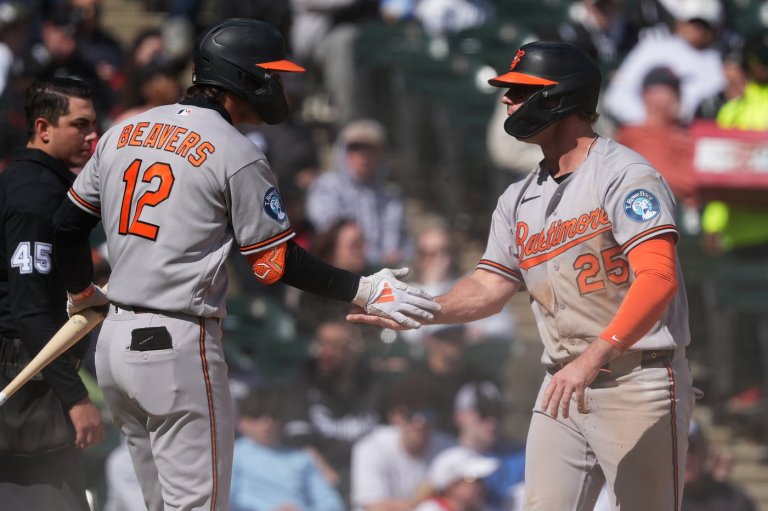 Ward drives in 2 runs and scores another as Orioles win 9th straight against White Sox, 5-3 | iNFOnews.ca