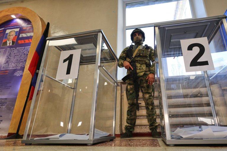 Russian holds parliamentary vote in areas it seized from Ukraine in the war | iNFOnews.ca