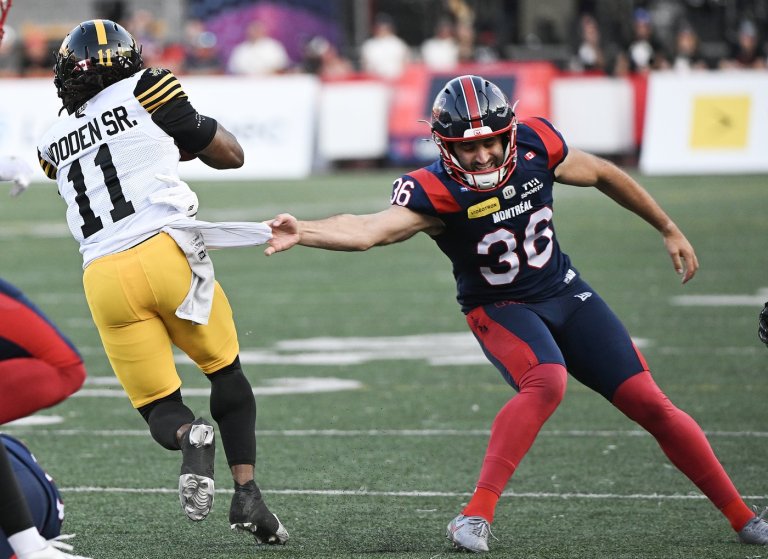 Alouettes rally in final three minutes to knock off Tiger-Cats 31-18 | iNFOnews.ca