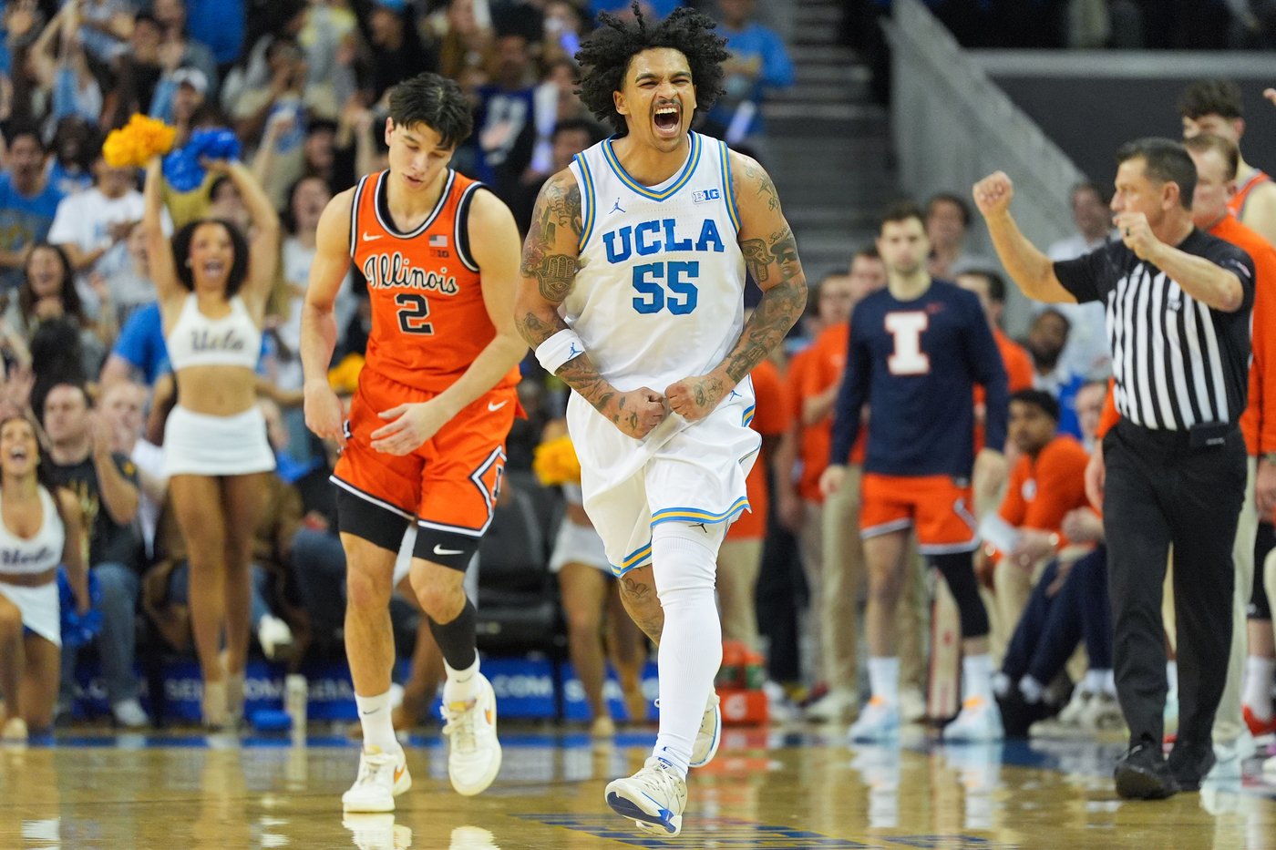 Dent’s late layup in OT lifts UCLA past No. 10 Illinois 95-94 after 23-point comeback | iNFOnews.ca Dent’s late layup in OT lifts UCLA past No. 10 Illinois 95-94 after 23-point comeback | iNFOnews.ca