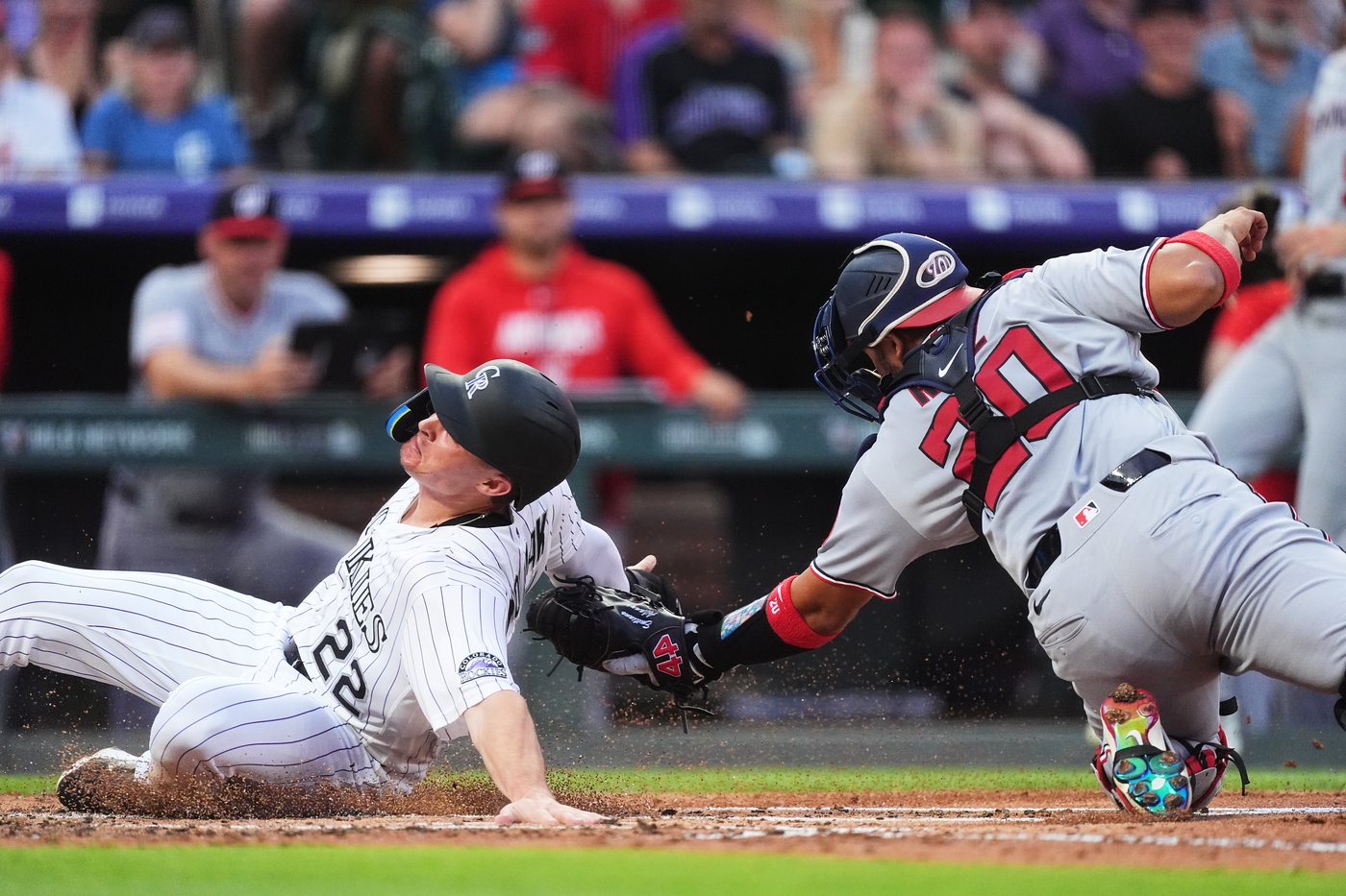 Hunter Goodman's go-ahead homer in 8th inning lifts Rockies to 8-7 victory over Nationals | iNFOnews.ca