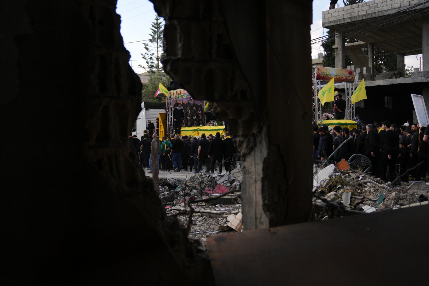 Photos show funerals in Lebanon for Hezbollah fighters, civilians killed before ceasefire | iNFOnews.ca