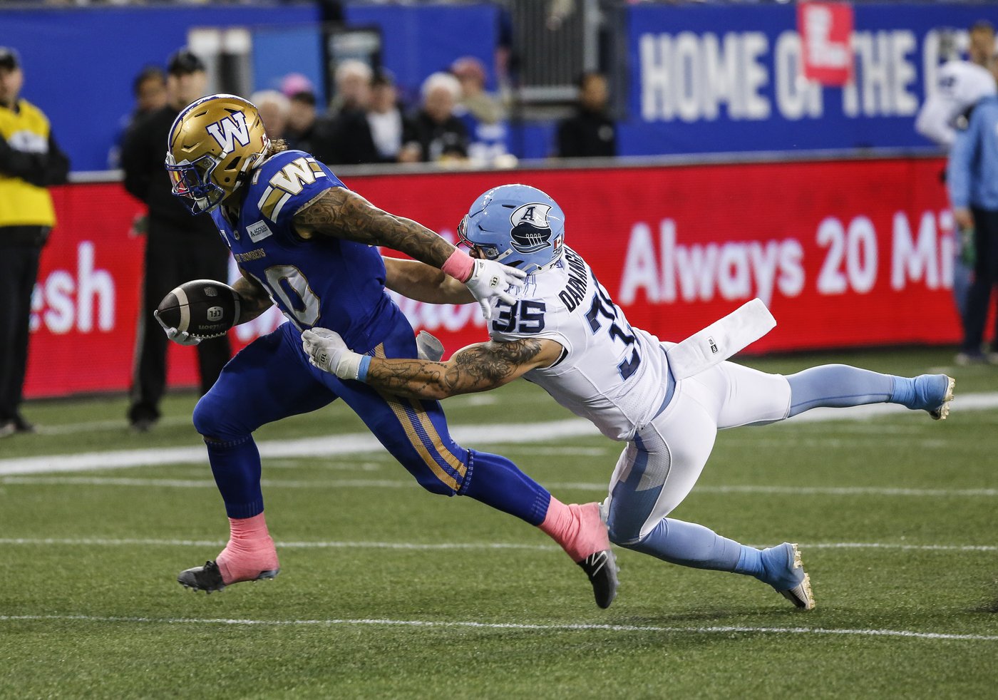 Argonauts top Blue Bombers 14-11 to end Winnipeg's eight-game win streak | iNFOnews.ca Argonauts top Blue Bombers 14-11 to end Winnipeg's eight-game win streak | iNFOnews.ca