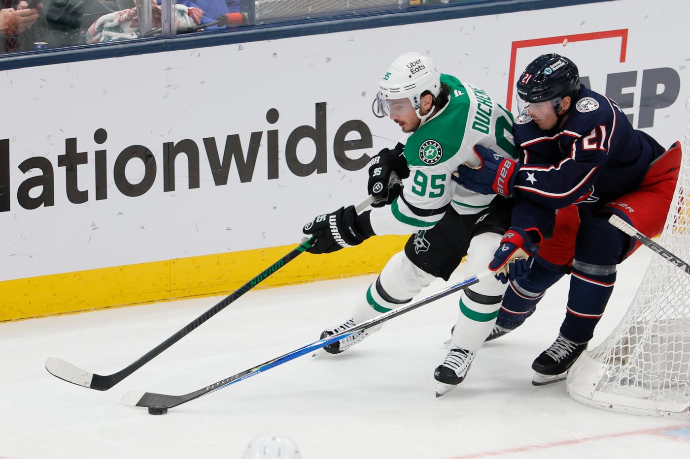 Jet Greaves makes 28 saves, Zach Werenski scores to lead Blue Jackets to 1-0 win over Stars | iNFOnews.ca Jet Greaves makes 28 saves, Zach Werenski scores to lead Blue Jackets to 1-0 win over Stars | iNFOnews.ca