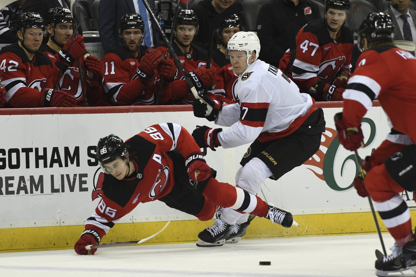 Forsberg makes 25 saves and Senators slip past Devils for 2-1 victory | iNFOnews.ca Forsberg makes 25 saves and Senators slip past Devils for 2-1 victory | iNFOnews.ca