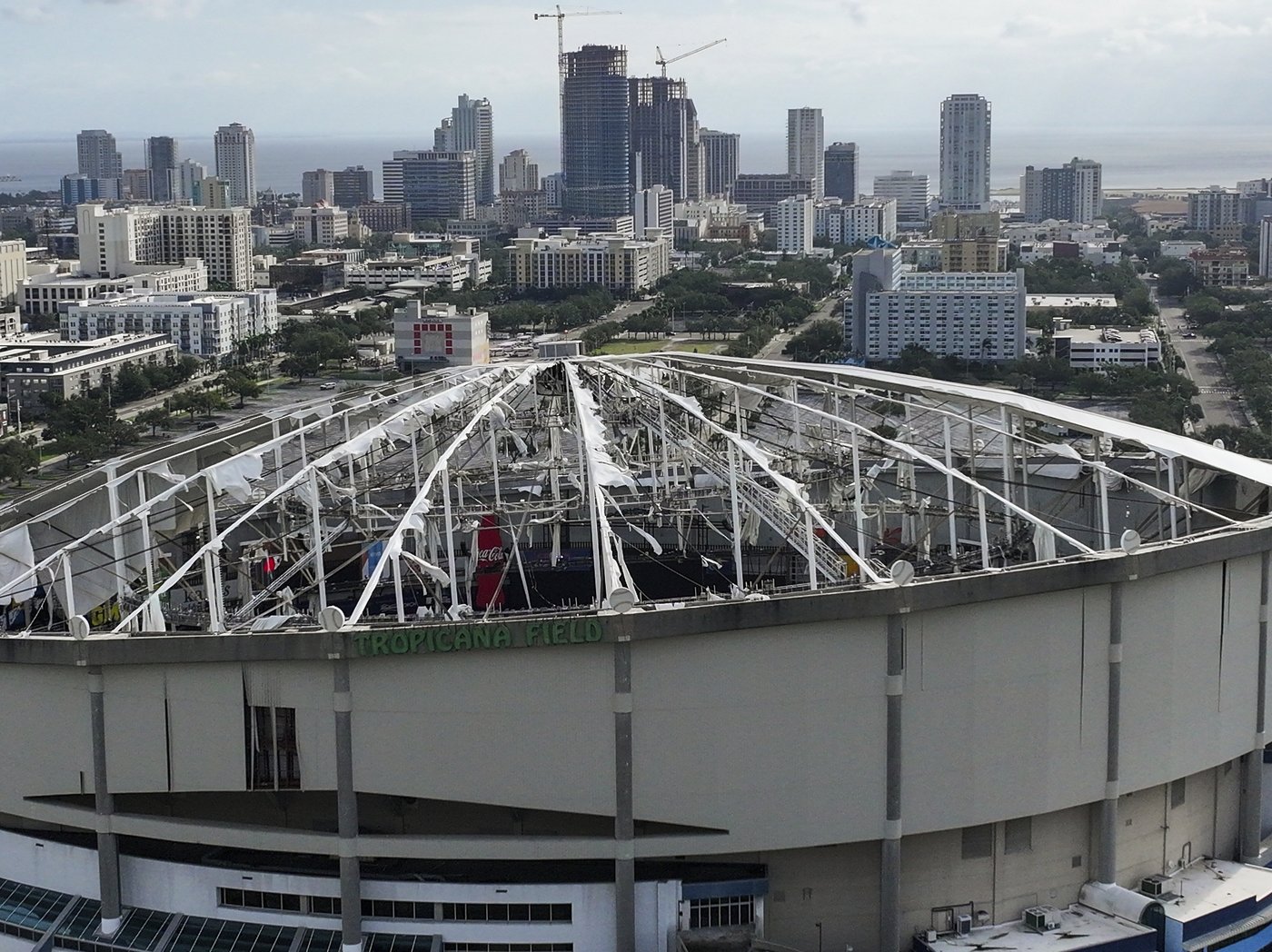 Rays say it may take 'weeks' to fully assess damage at Tropicana Field, after Milton struck region | iNFOnews.ca Rays say it may take 'weeks' to fully assess damage at Tropicana Field, after Milton struck region | iNFOnews.ca