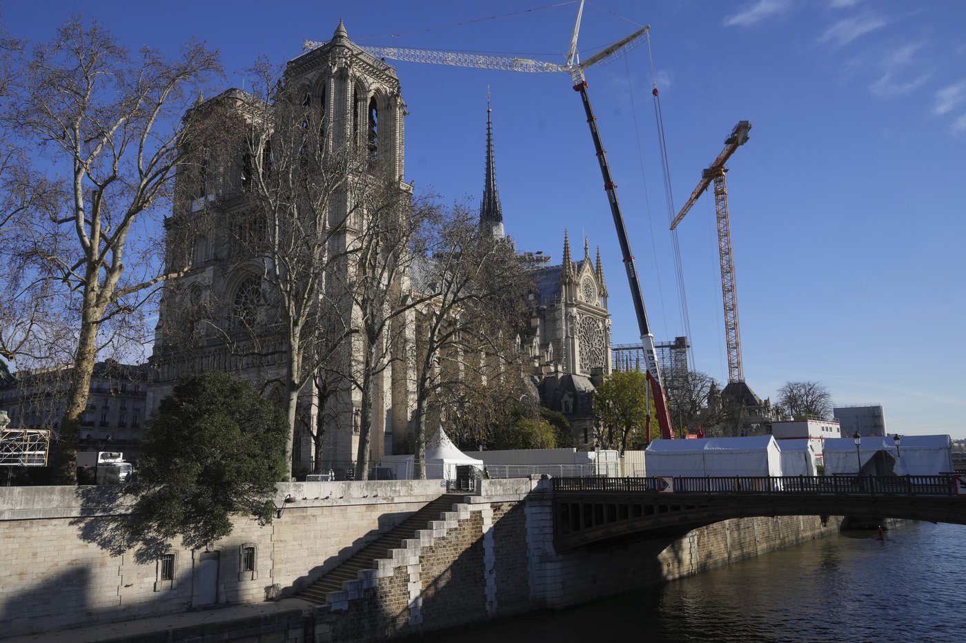 Notre Dame primps for its grand post-blaze return. But why does the cathedral look unfinished? | iNFOnews.ca