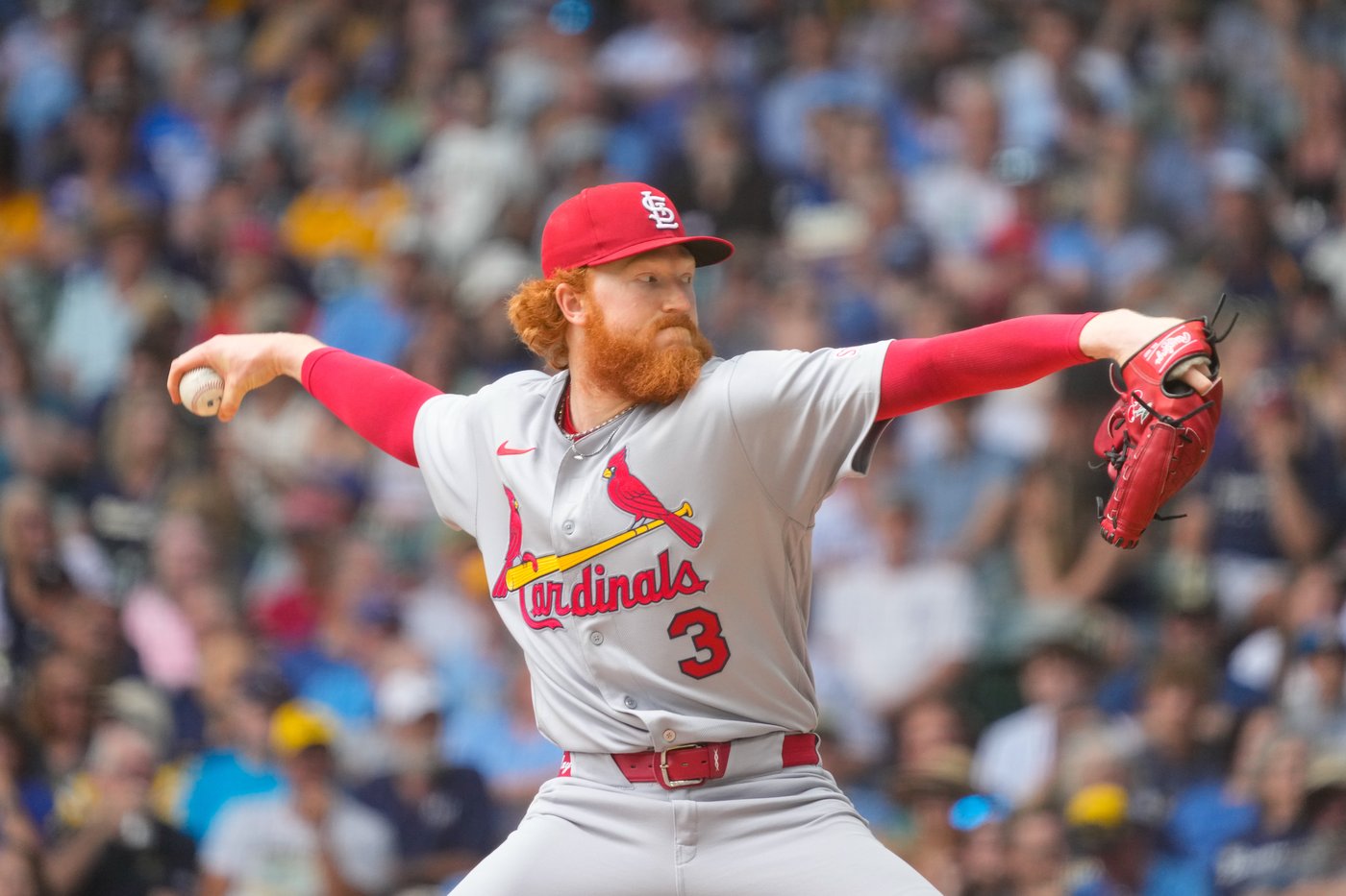 Cardinals RHP Dustin May loses no-hitter in the 8th, then loses to the Brewers | iNFOnews.ca Cardinals RHP Dustin May loses no-hitter in the 8th, then loses to the Brewers | iNFOnews.ca
