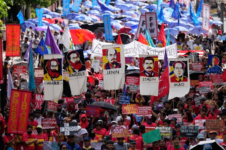 Workers around the world demonstrate on May Day, in photos | iNFOnews.ca