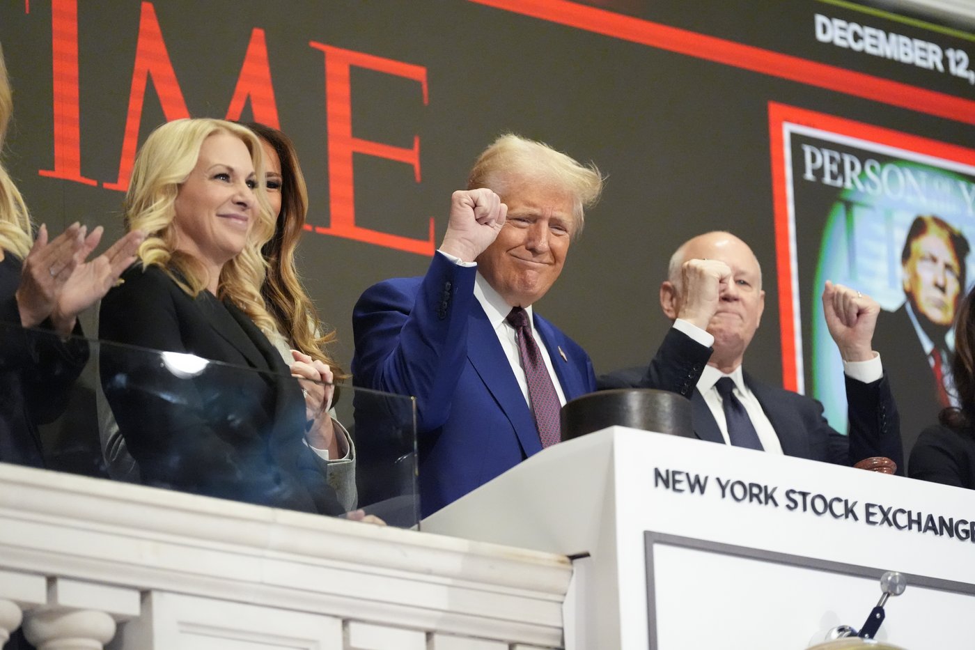 Trump is named Time's Person of the Year and rings the New York Stock Exchange's opening bell | iNFOnews.ca Trump is named Time's Person of the Year and rings the New York Stock Exchange's opening bell | iNFOnews.ca