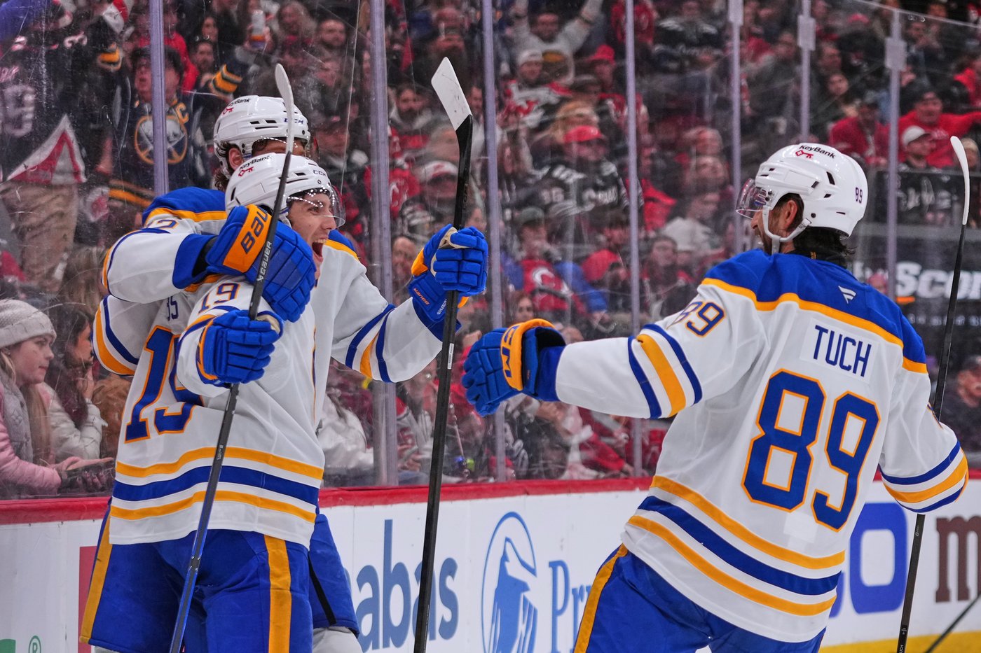 U.S. Olympian Tage Thompson has goal and assist in Sabres' 2-1 win over Devils | iNFOnews.ca