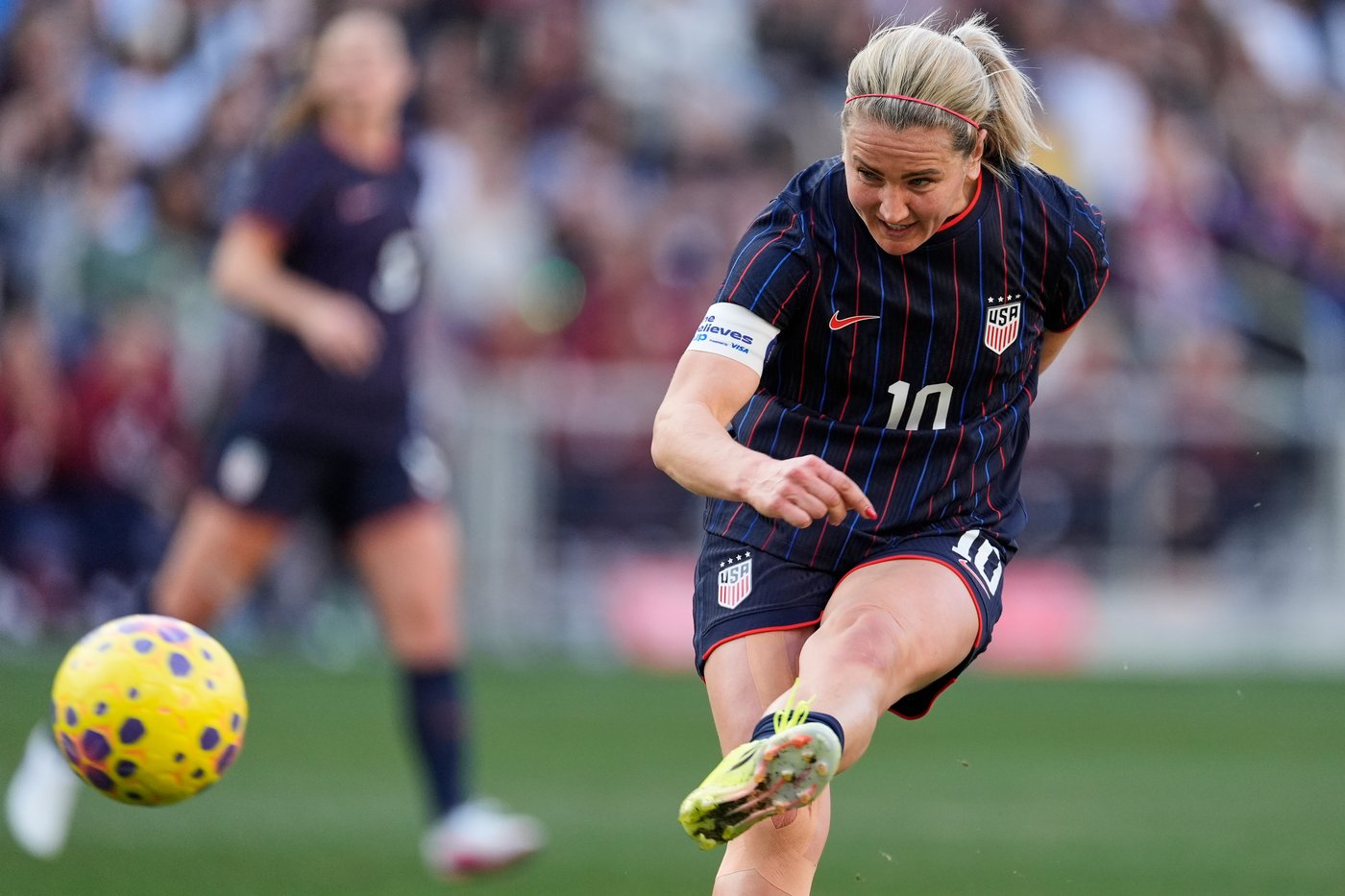 Trinity Rodman aggravates back injury late in USWNT's 2-0 win over Argentina in SheBelieves Cup | iNFOnews.ca
