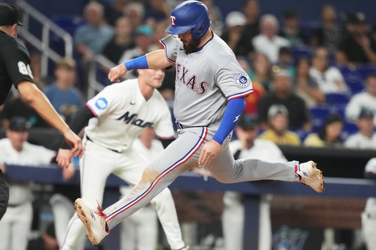 Nimmo's 3 hits, Osuna's go-ahead double lift Rangers to 4-3 win over Marlins | iNFOnews.ca