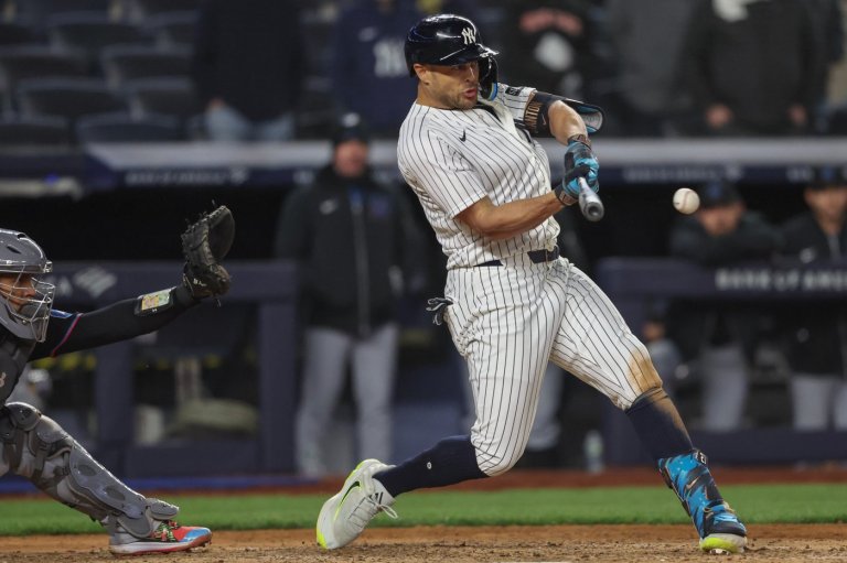 Giancarlo Stanton sparks Yankees with first regular-season stolen base since 2020 | iNFOnews.ca