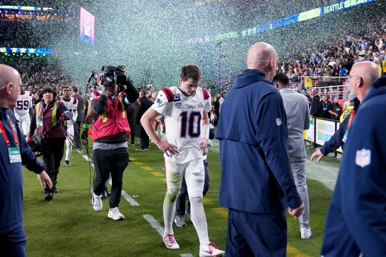 Patriots QB Drake Maye has no plans for surgery on his throwing shoulder this offseason | iNFOnews.ca