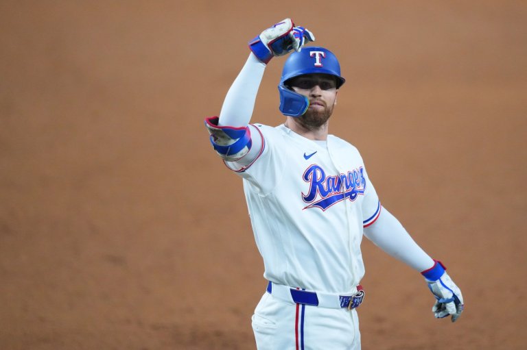 Brandon Nimmo has 4 hits and 5 RBIs as Rangers beat A's 8-5 to close gap on Astros in AL West | iNFOnews.ca