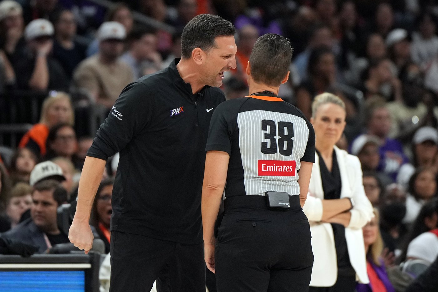 Phoenix Mercury coach Nate Tibbetts ejected from WNBA Finals Game 4 after heated argument | iNFOnews.ca Phoenix Mercury coach Nate Tibbetts ejected from WNBA Finals Game 4 after heated argument | iNFOnews.ca