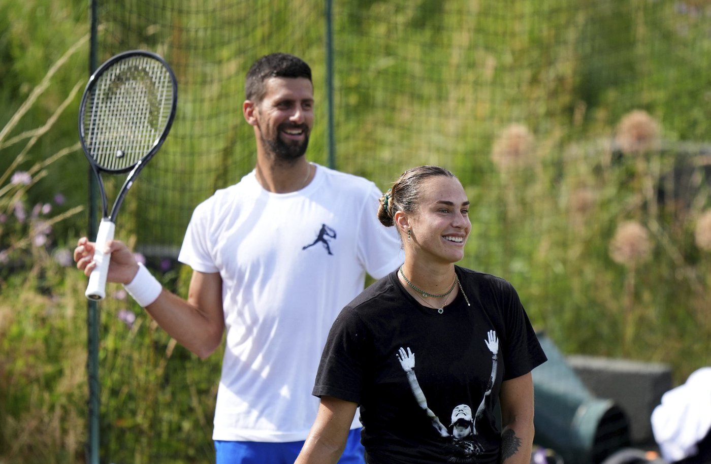 Djokovic crashes Sabalenka's news conference at Wimbledon to offer advice: 'Put some power into it' | iNFOnews.ca Djokovic crashes Sabalenka's news conference at Wimbledon to offer advice: 'Put some power into it' | iNFOnews.ca