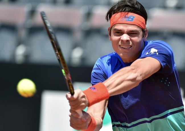 Raonic overcomes tough opening match against wild-card Cecchinato in Rome | iNFOnews.ca