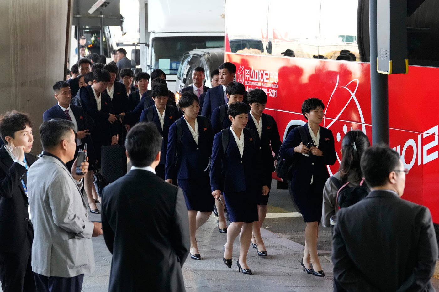 North Korean women's soccer team arrives in South Korea for regional tournament | iNFOnews.ca North Korean women's soccer team arrives in South Korea for regional tournament | iNFOnews.ca