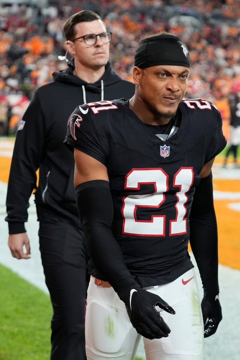 Falcons cornerback Mike Hughes is out but top wide receiver Drake London may return at Arizona | iNFOnews.ca