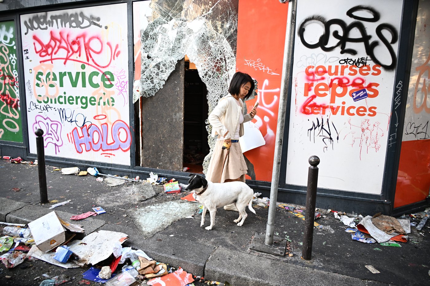 Macron condemns those who 'sought to bring down the Republic' after rioting mars nationwide protests | iNFOnews.ca