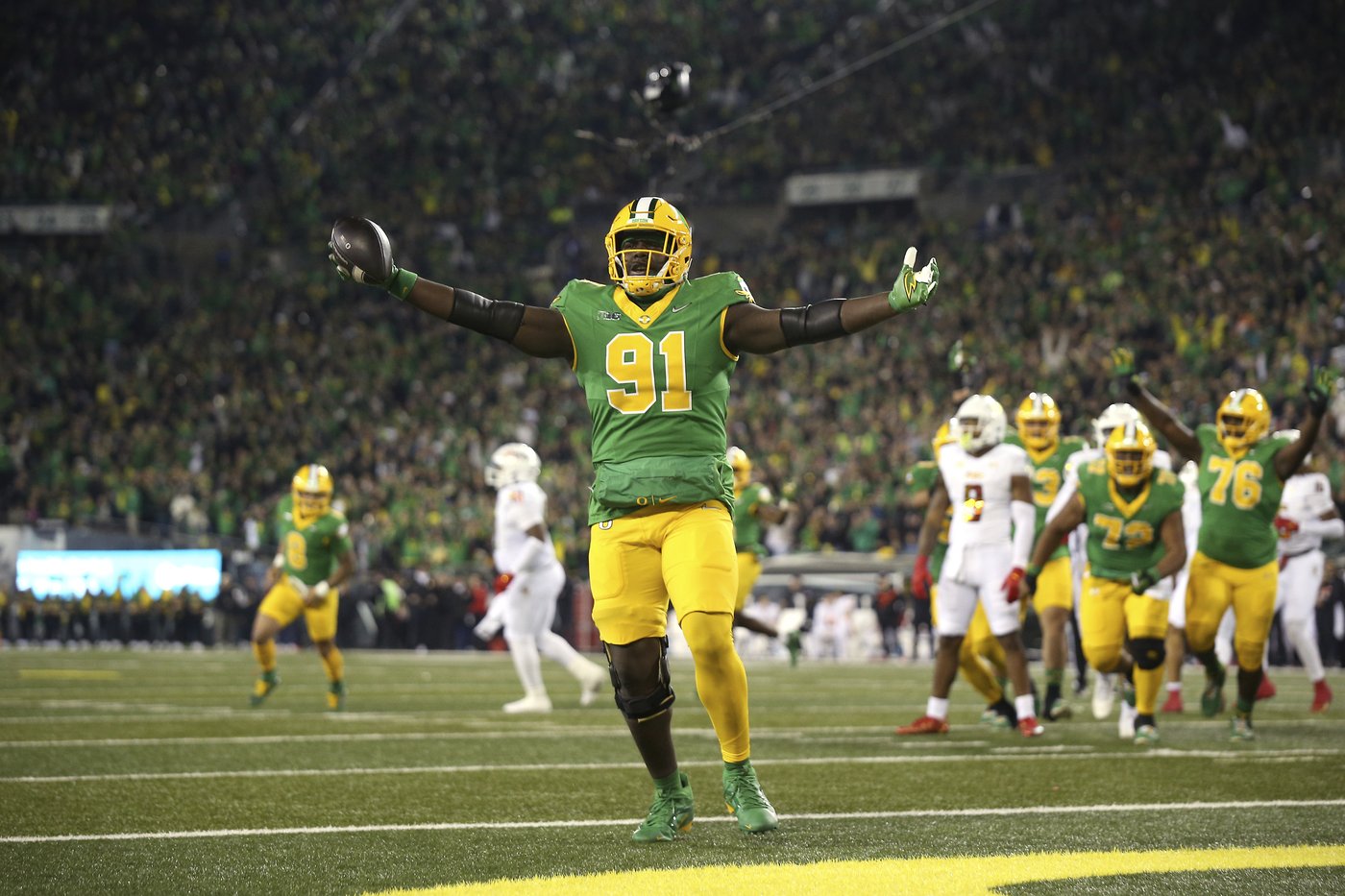 The Big Ten says top-ranked Oregon has clinched a spot in the conference championship game | iNFOnews.ca