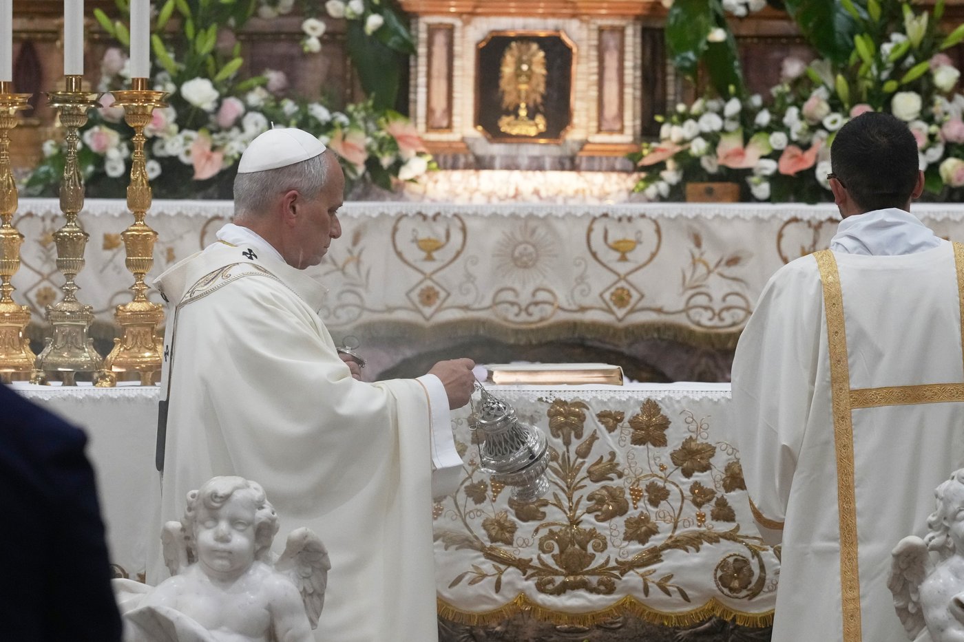 Pope Leo XIV unveils a fresco at the sanctuary where he prayed after his election last year | iNFOnews.ca